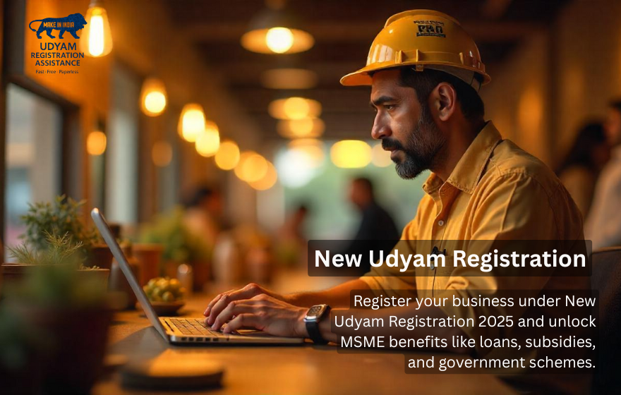 New Udyam Registration 2025 | MSME Online Certificate Portal | Benefits, Eligibility & Process